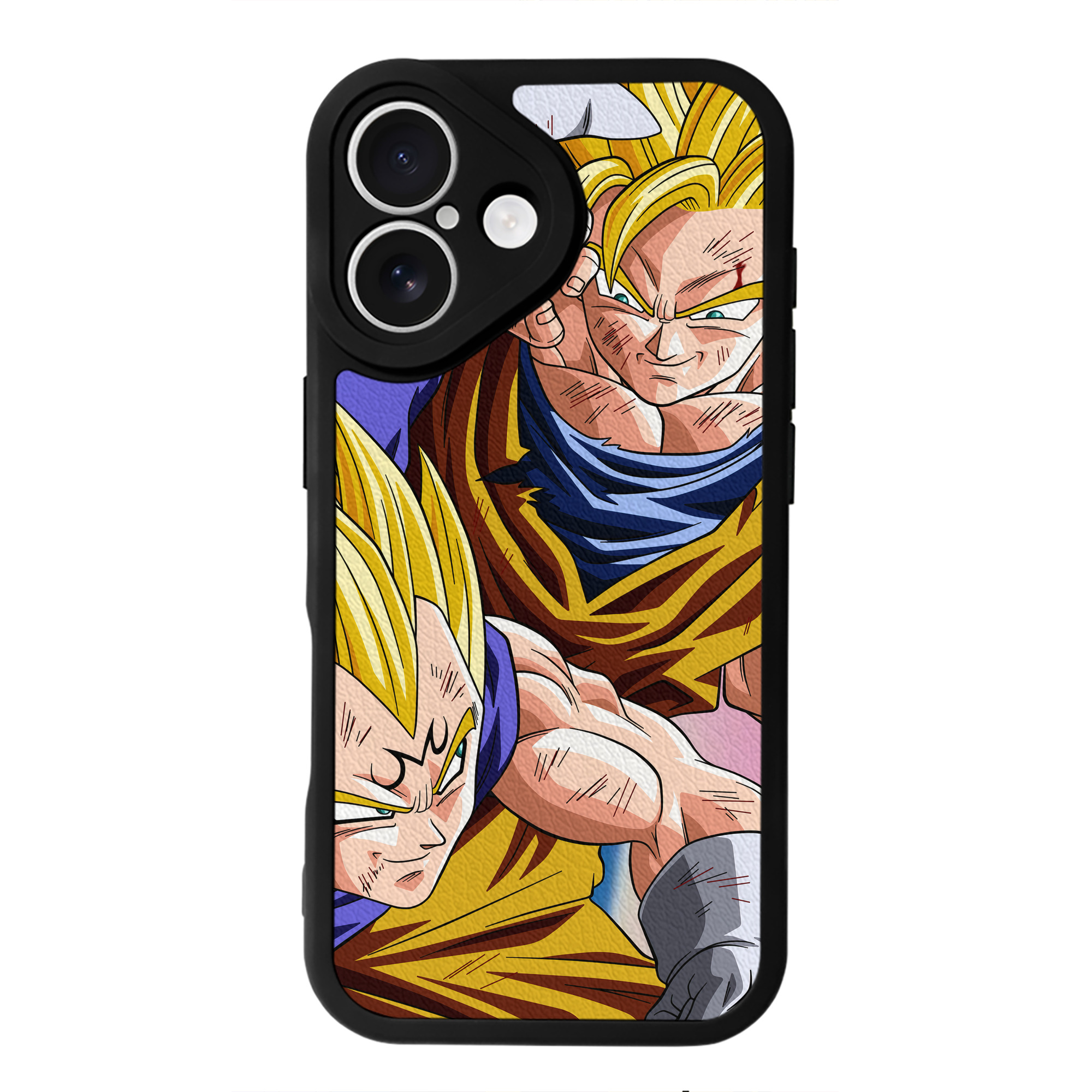 （画像用） ドラゴンボール DRAGON BALL 【iPhone 16シリーズ対応】シリコンスマホケース（レザー調） 材質：シリコン